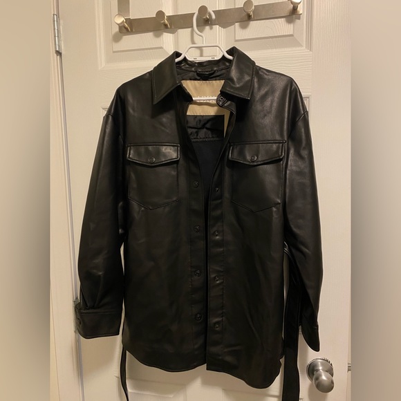 BNWT Black leather jacket - Picture 8 of 13